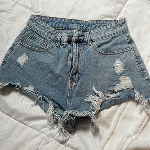 jean shorts